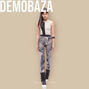 NWT Demobaza ribbed crop Vest Grit W - L